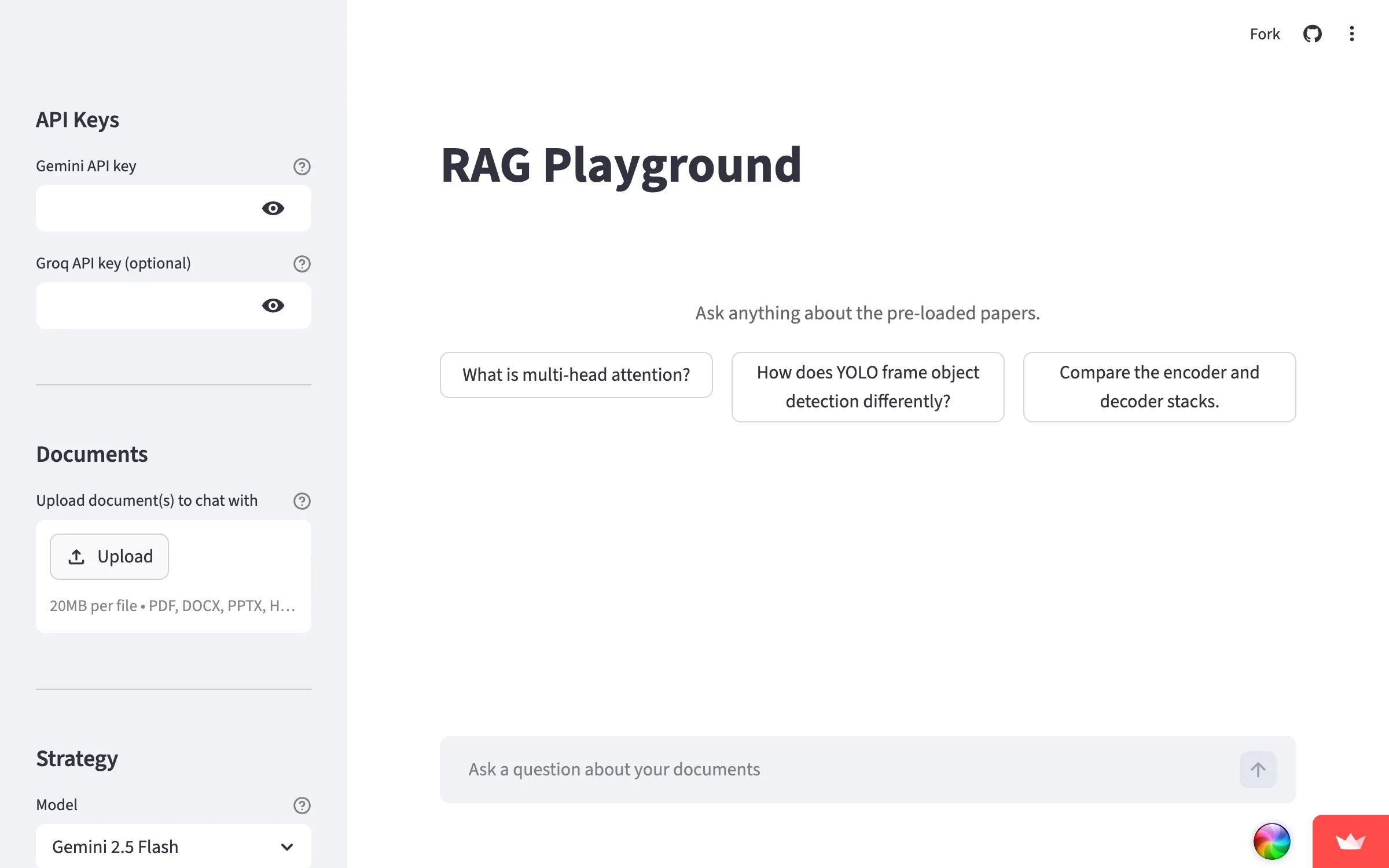 rag-playground preview